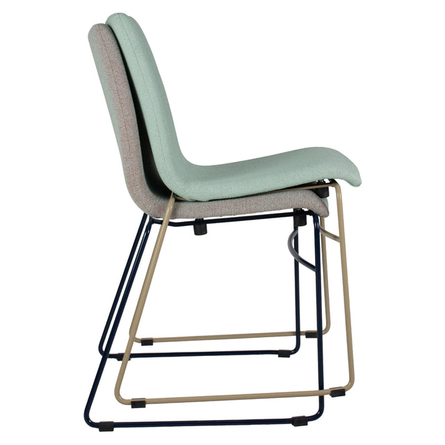 Nora Upholstered Sled Base Chair