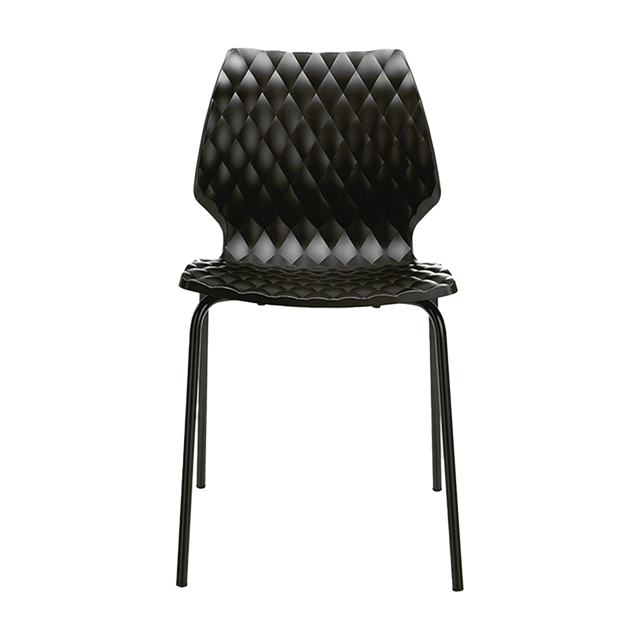 Quilted Metal Legged Chair