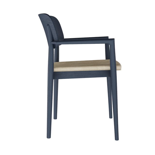 Trisby Wooden Back Arm Chair