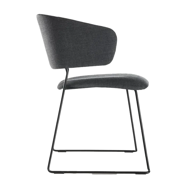 Ezra Sled Legged Arm Chair