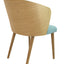 Sigma Wood Upholstered Arm Chair