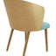 Sigma Wood Upholstered Arm Chair