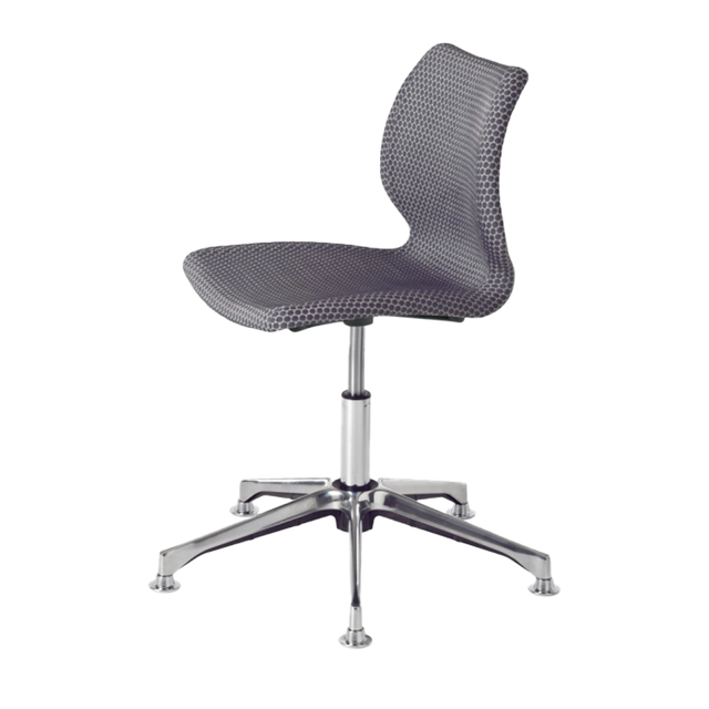 Quilted Upholstered Swivel Chair