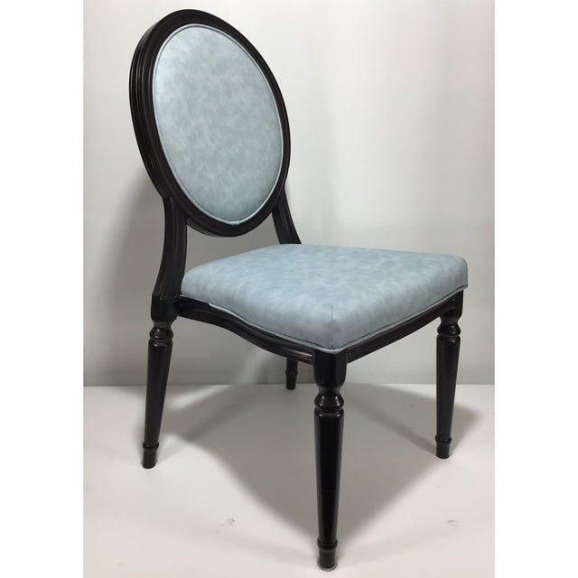 Lisbon Aluminum Wood Look Stack Chair
