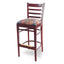 Ladderback Wood Bar Stool