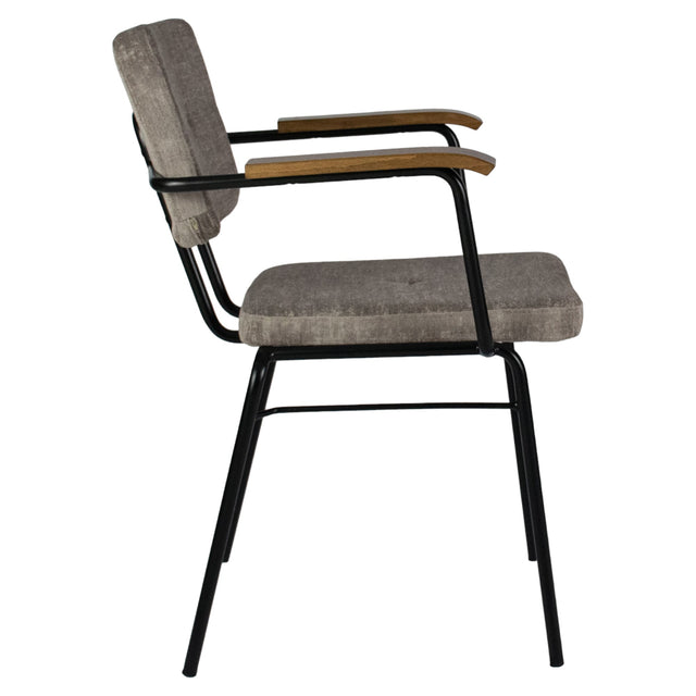 Leo Metal Arm Chair