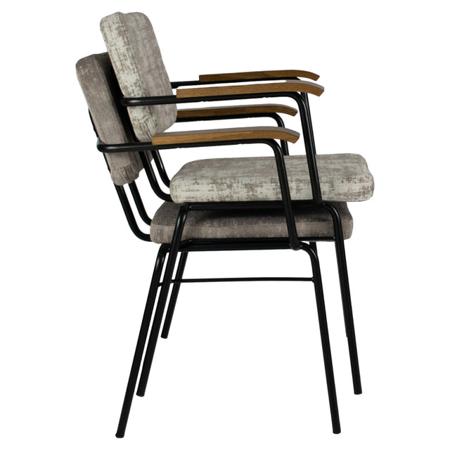 Leo Metal Arm Chair