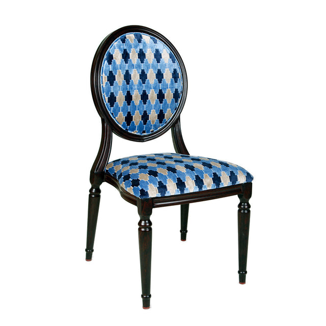 Lisbon Aluminum Wood Look Stack Chair