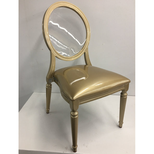 Lisbon Aluminum Wood Look Stack Chair