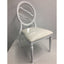 Lisbon Aluminum Wood Look Stack Chair