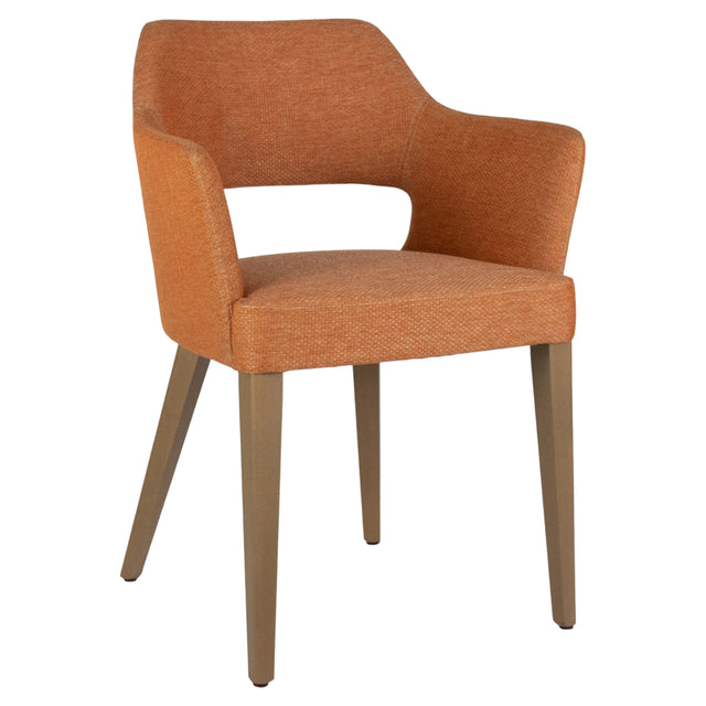 Olive Fully Upholstered Arm Chair