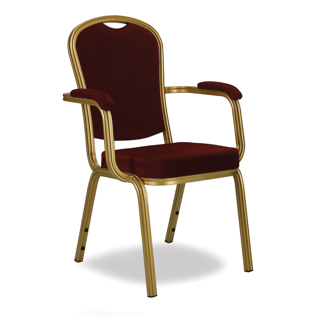 Weston Aluminum Banquet Arm Chair