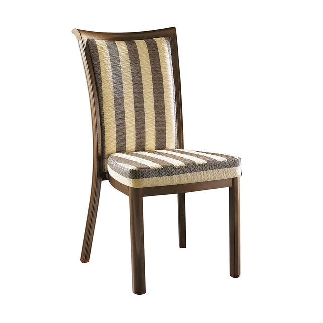Blois Aluminum Wood Look Stack Chair