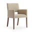 Katy Upholstered Wood Arm Chair 2