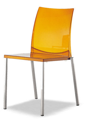 Kuadra Contemporary Transparent Chair